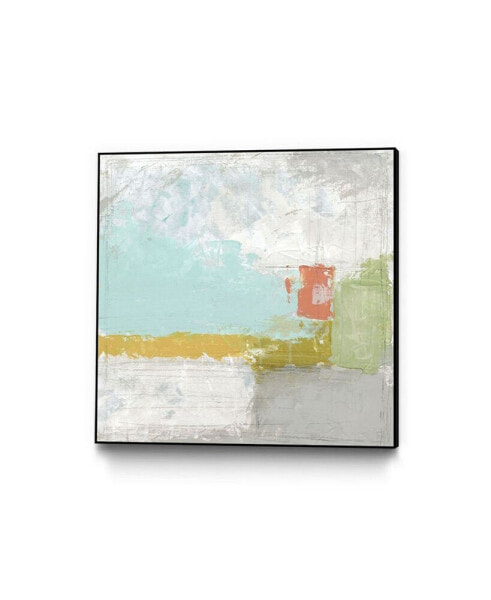 30" x 30" Coastal Quadrant II Art Block Framed Canvas