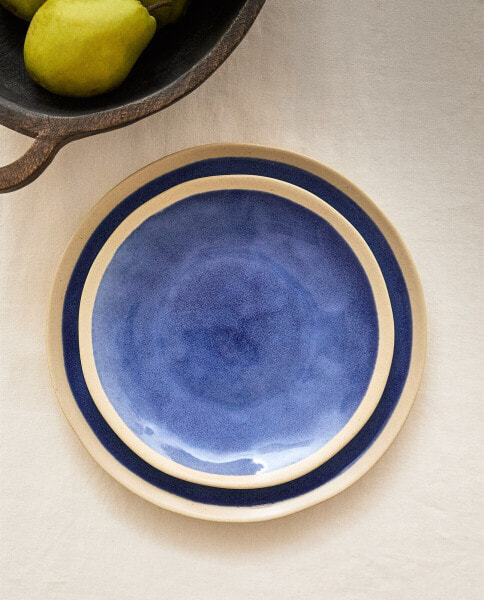 Stoneware dessert plate