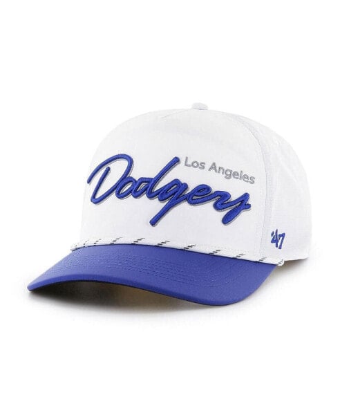 Men's White Los Angeles Dodgers Chamberlain Hitch Adjustable Hat