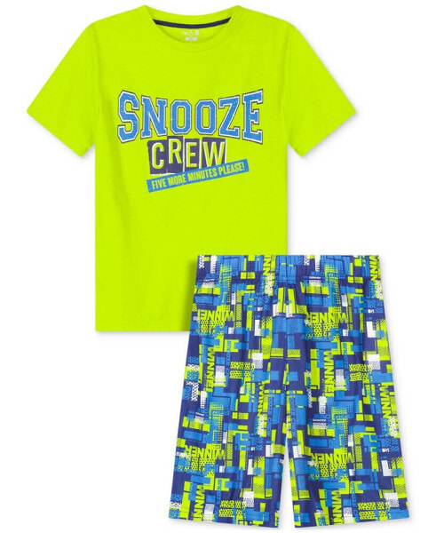 Пижама Max & Olivia для мальчиков 2-х предметная Lime Snooze Tee & Short