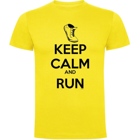 KRUSKIS Keep Calm And Run short sleeve T-shirt