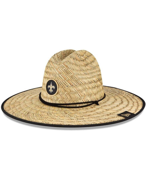 Men's Natural New Orleans Saints 2021 NFL Training Camp Official Straw Lifeguard Hat