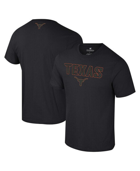 Men's Black Texas Longhorns Color Pop Active Blend T-Shirt