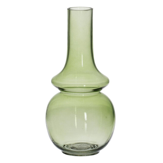 Vase Green Crystal 12,5 x 12,5 x 26 cm
