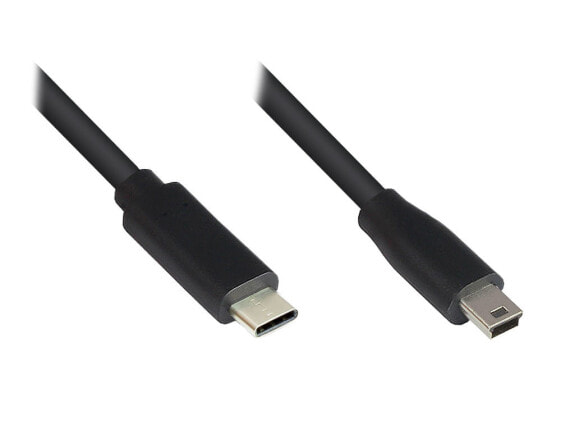 Good Connections 3310-CM001 - 0.15 m - USB C - Mini-USB B - USB 2.0 - 480 Mbit/s - Black