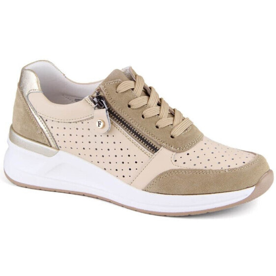 Filippo W PAW512 beige leather shoes