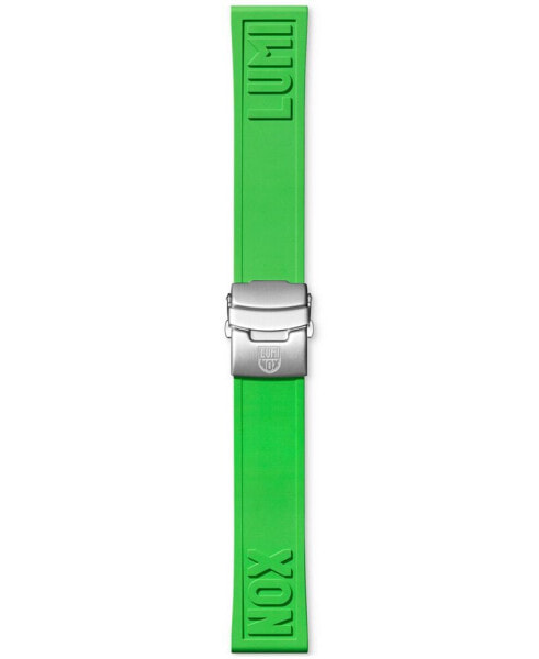 Interchangeable Green Rubber Watch Strap