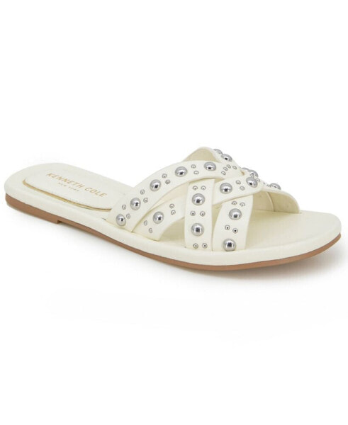 Women's Jula Stud Slip On Flat Sandals