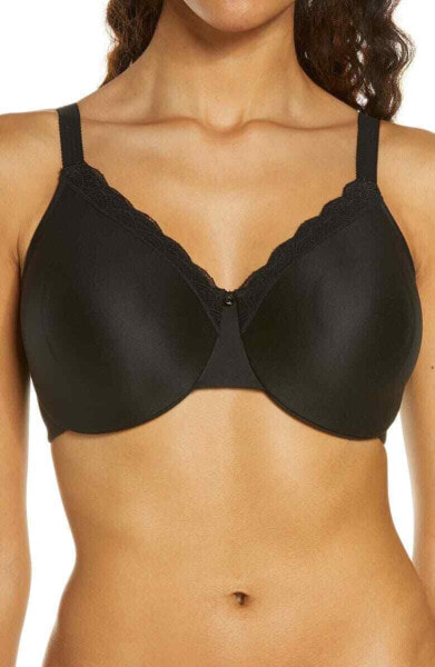 Chantelle Women's C Comfort Full Coverage Molded Bra, Black, 42G (42DDDD) 305259