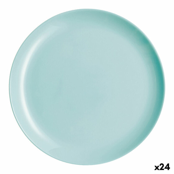 Плоская тарелка Luminarc Diwali бирюзовый Cтекло (25 cm) (24 штук)