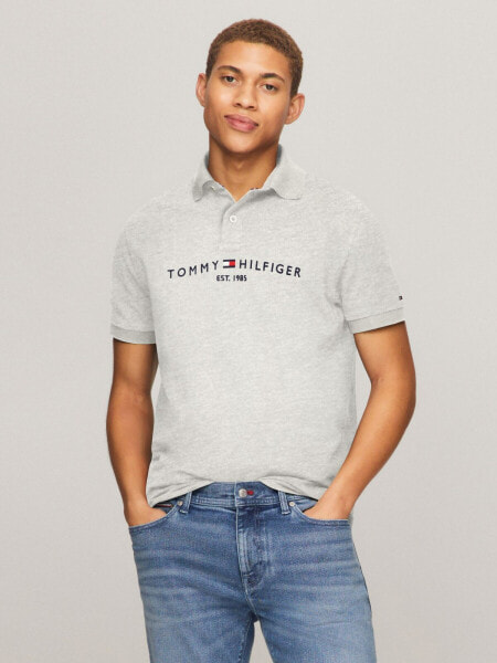 Regular Fit Embroidered Tommy Graphic Polo