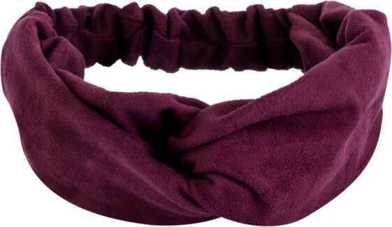 Haarband Suede Twist bordeauxrot