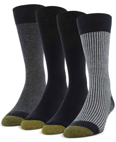 Men's 4-Pack Casual Classic Crew Socks