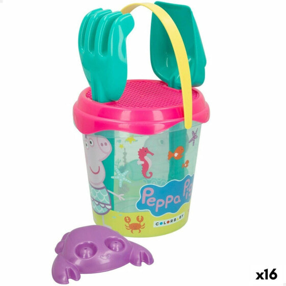 Набор пляжных игрушек Peppa Pig Ø 18 см (16 штук)