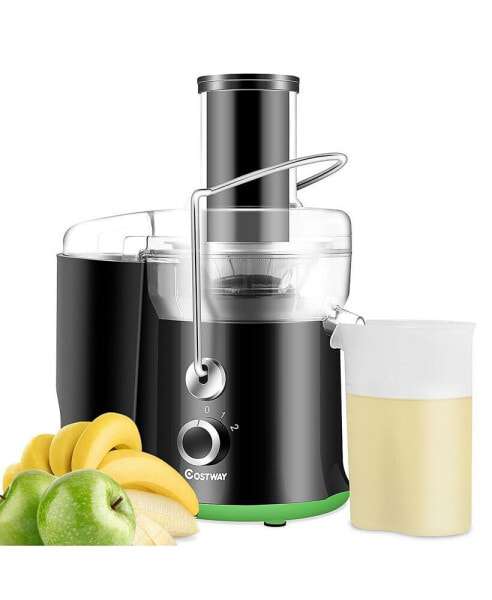 Electric Juicer Wide Mouth Fruit & Vegetable Centrifugal Juice Extractor 2 Speed