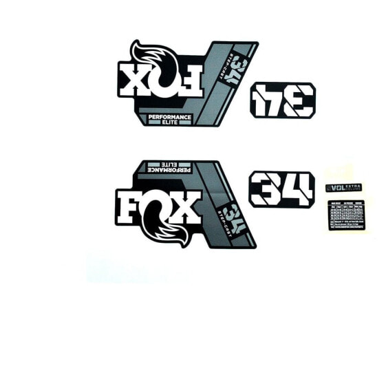 FOX 34 SC P-SE 2022 Stickers
