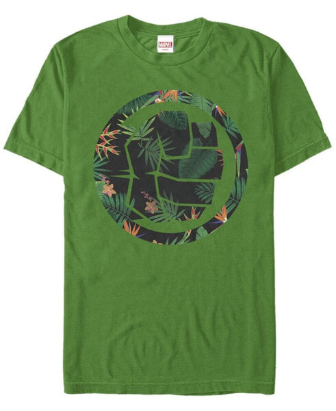 Men's Hulk Floral Short Sleeve Crew T-shirt