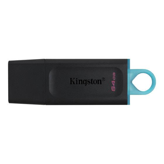 Kingston DataTraveler Exodia - 64 GB - USB Type-A - 3.2 Gen 1 (3.1 Gen 1) - Cap - 11 g - Black - Флеш-накопитель