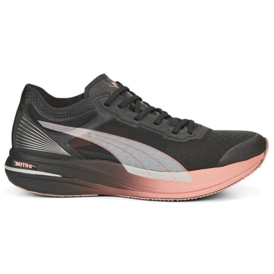 Puma Deviate Nitro Elite Carbon Running Womens Black Sneakers Athletic Shoes 37