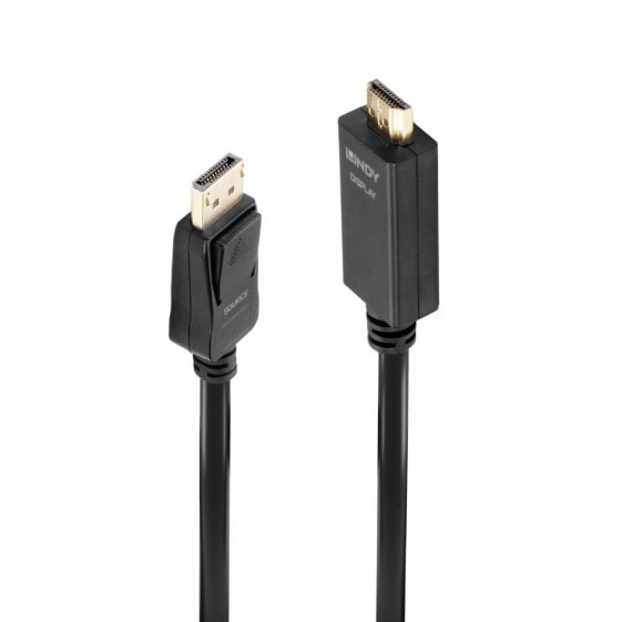 Кабель DisplayPort-HDMI Lindy 10.2G 1м - DisplayPort-HDMI Type A - Мужской - Прямой