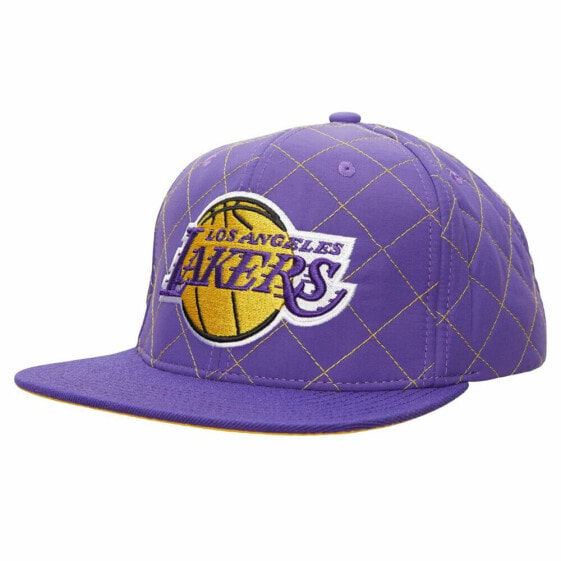 Mitchell & Ness Nba Quilted Taslan Snapback Los Angeles Lakers