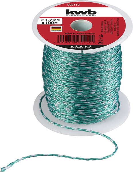 kwb 925110 - Nylon - Green - 100 m - 1.2 mm