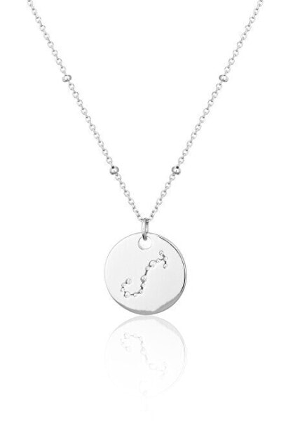 Modern silver necklace with zircons Scorpio SVLN0327XH2BISI (chain, pendant)