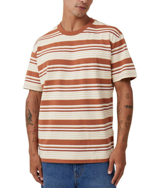 Men's Loose Fit Stripe T-Shirt