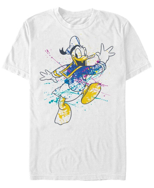 Men's Splatter Donald Short Sleeve T-Shirt