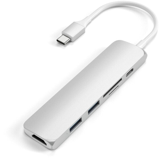 Электроника Satechi Адаптер USB-C HDMI Hub V2 Silber-Russian