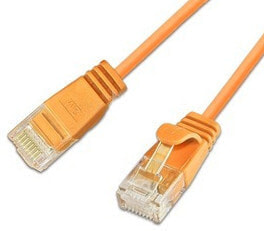 Wirewin U/UTP Cat6 - 2m - 2 m - Cat6a - U/UTP (UTP) - RJ-45 - RJ-45 - Orange