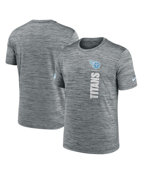 Men's Gray Tennessee Titans 2024 Sideline Velocity Performance T-Shirt