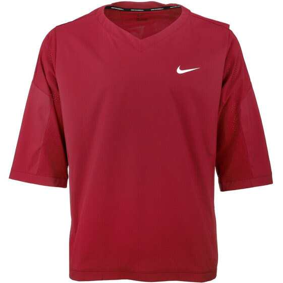Nike Baseball V Neck 34 Sleeve Pullover Shirt Mens Size XL Casual Outerwear 897