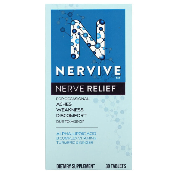 Препарат для нервов Nervive Relief, 30 таблеток
