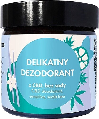 Sanftes Deodorant mit CBD ohne Soda