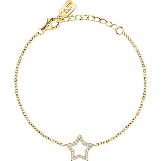 Gold-plated star bracelet Silver LPS05AWV28