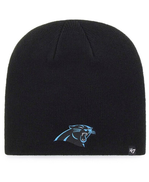 Men's Black Carolina Panthers Primary Logo Knit Beanie