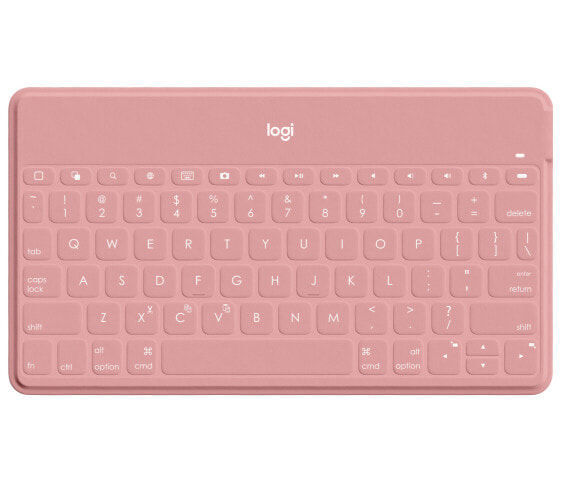 Logitech Keys-To-Go - Nordic - 1.7 cm - 1.2 mm - Apple - iPad - iPhone - Apple TV - Pink