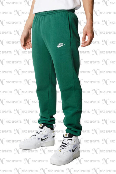 Спортивные брюки Nike Sportswear Club с полярным материалом, стандартной посадкой и зеленым цветом