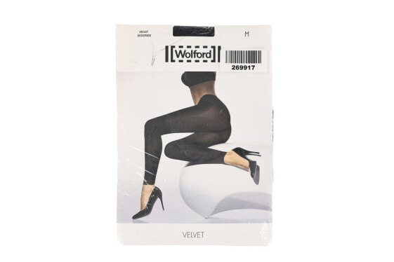 Wolford 269917 Women's Velvet 66 Leggings Black Size M