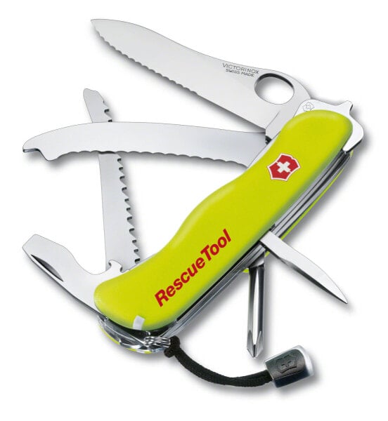 Victorinox RescueTool One Hand, Locking blade knife, Multi-tool knife, 21 mm, 170 g