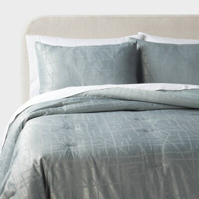 3pc Luxe Jacquard Comforter and Sham Set - Threshold