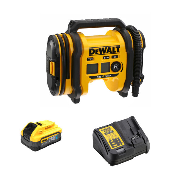 DeWalt Akku-Kompakt-Kompressor 18V DCC018N-XJ 1x 5,0 Powerstack, Lader im Karton