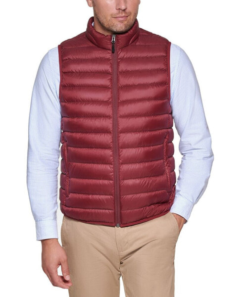 Жилет мужской утепленный Club Room Quilted Packable Puffer vest, созданный для Macy's