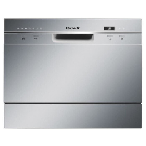 BRANDT DFC6519S freistehender Geschirrspler - 6 Gedecke - Breite 55 cm - Klasse A + - 49dB - A + - Wei