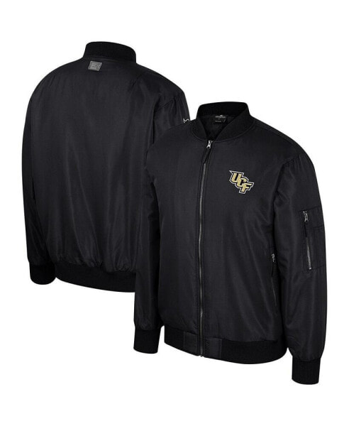 Men's Black UCF Knights Full-Zip Bomber Jacket