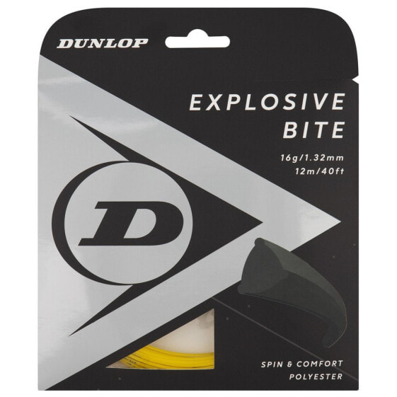 DUNLOP Explosive Bite Polyester 12 m Tennis Single String