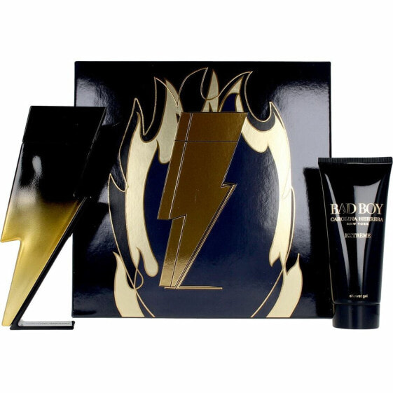 Men's Perfume Set Carolina Herrera Bad Boy Extreme 2 Pieces