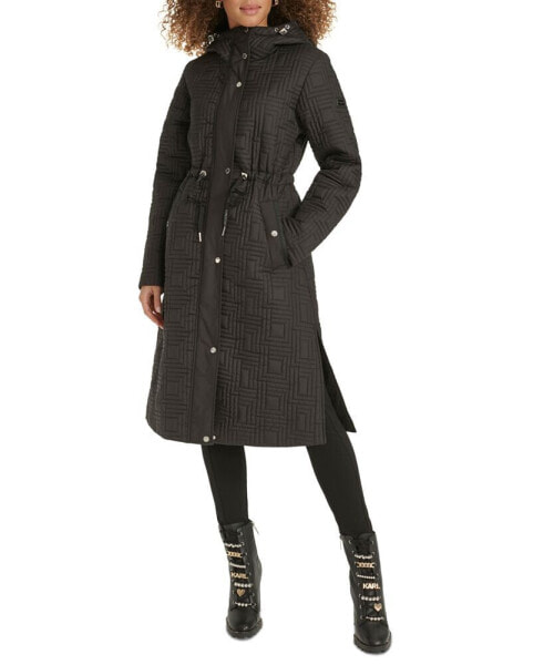 Women's Hooded Quilted Anorak Coat, Created for Macy's