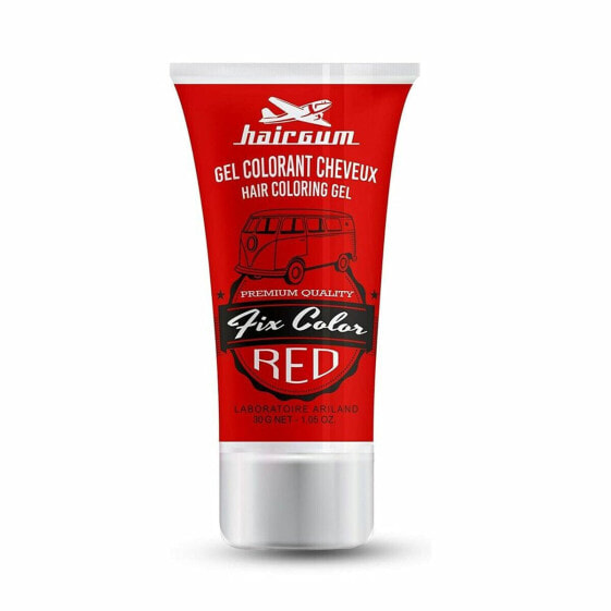 Non-permanent Colour Hairgum Fix Color Red Styling Gel (30 ml)
